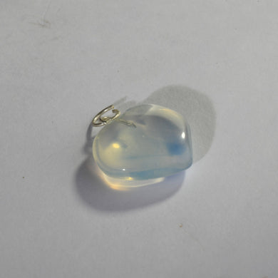MantraMani® Opalite Crystal Mini Heart Pendant