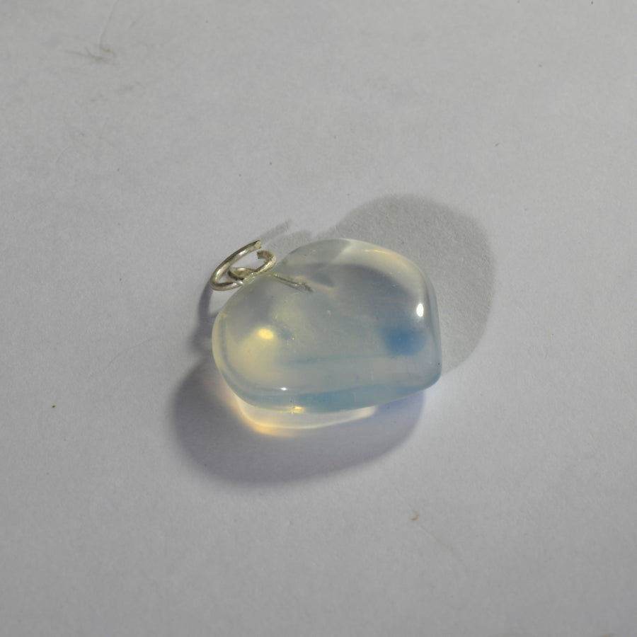 MantraMani® Opalite Crystal Mini Heart Pendant