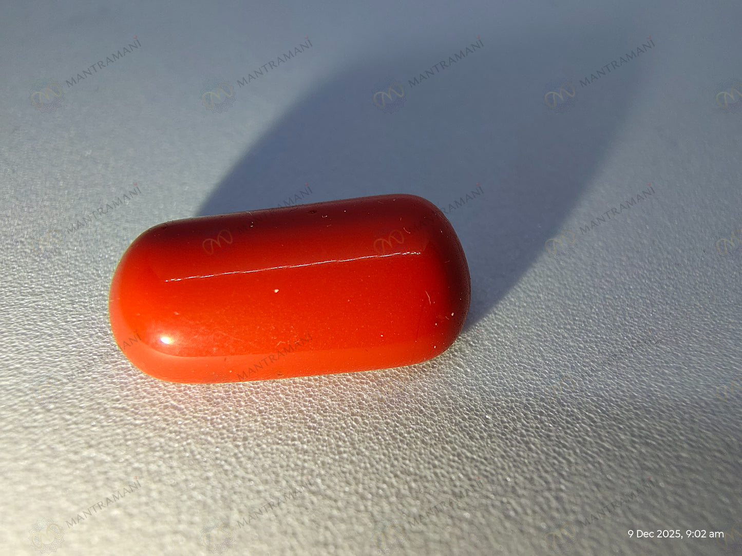 MantraMani® Angel Skin Coral (Moonga) Stone for Emotional Healing, Mars Balance & Protective Strength