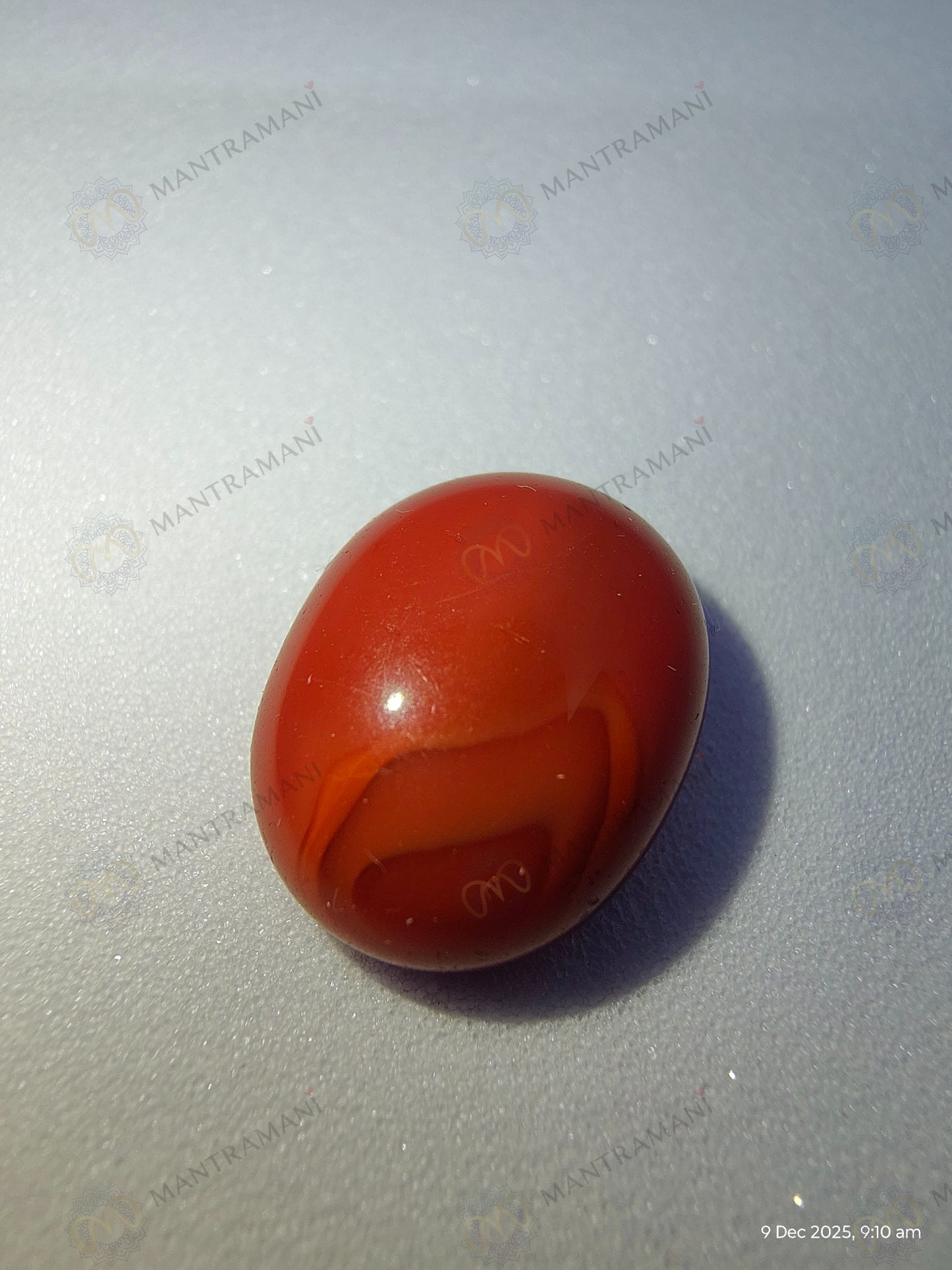 MantraMani® Angel Skin Coral (Moonga) Stone for Emotional Healing, Mars Balance & Protective Strength
