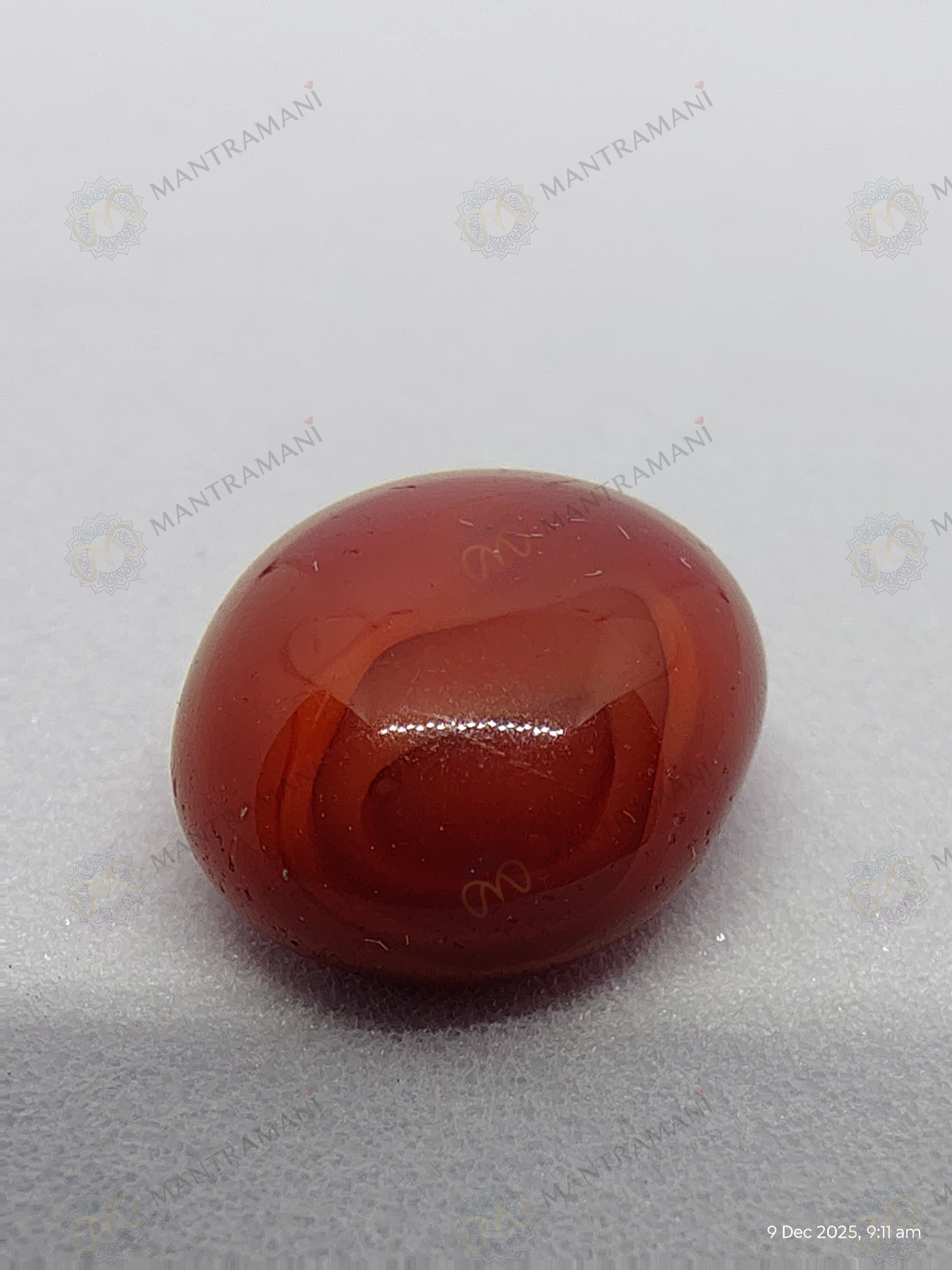 MantraMani® Angel Skin Coral (Moonga) Stone for Emotional Healing, Mars Balance & Protective Strength