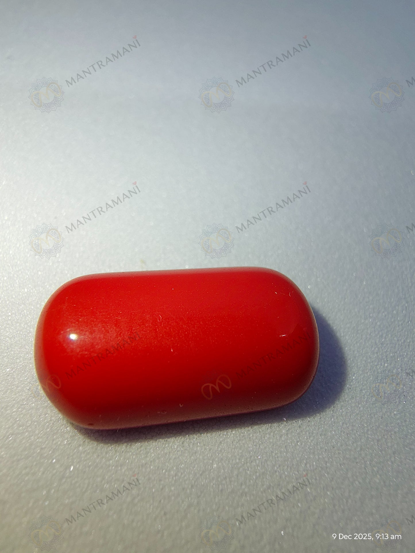 MantraMani® Angel Skin Coral (Moonga) Stone for Emotional Healing, Mars Balance & Protective Strength