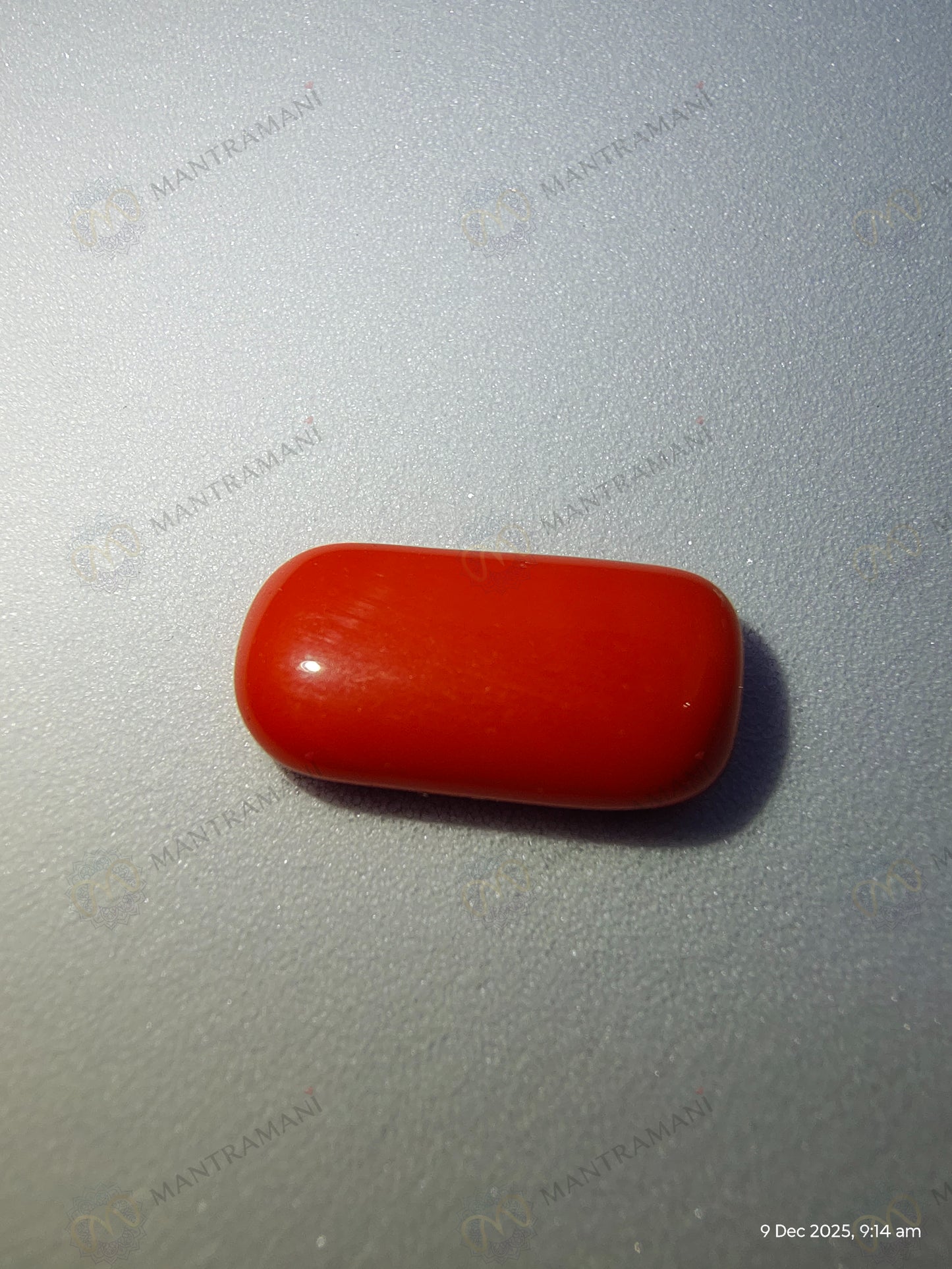 MantraMani® Angel Skin Coral (Moonga) Stone for Emotional Healing, Mars Balance & Protective Strength
