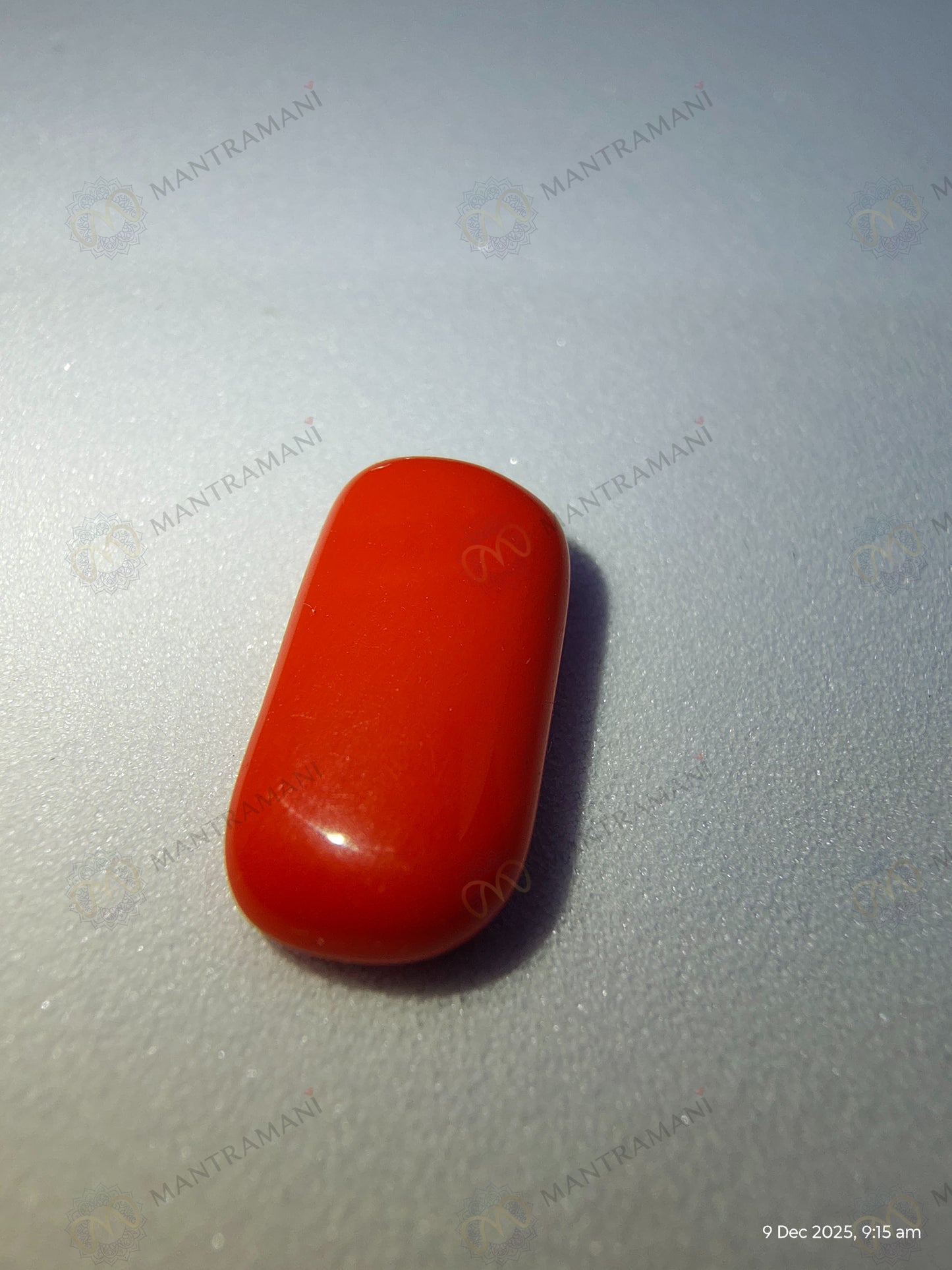 MantraMani® Angel Skin Coral (Moonga) Stone for Emotional Healing, Mars Balance & Protective Strength