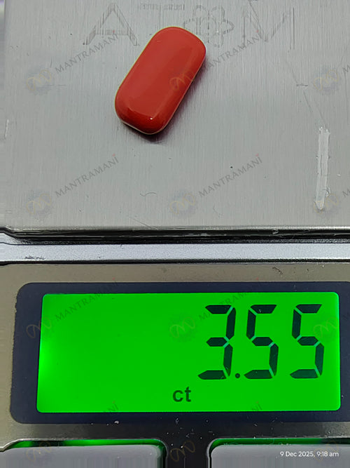 MantraMani® Angel Skin Coral (Moonga) Stone for Emotional Healing, Mars Balance & Protective Strength