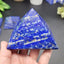 MantraMani® Lapis Lazuli Pyramid – Communication, Wisdom & Confidence Crystal