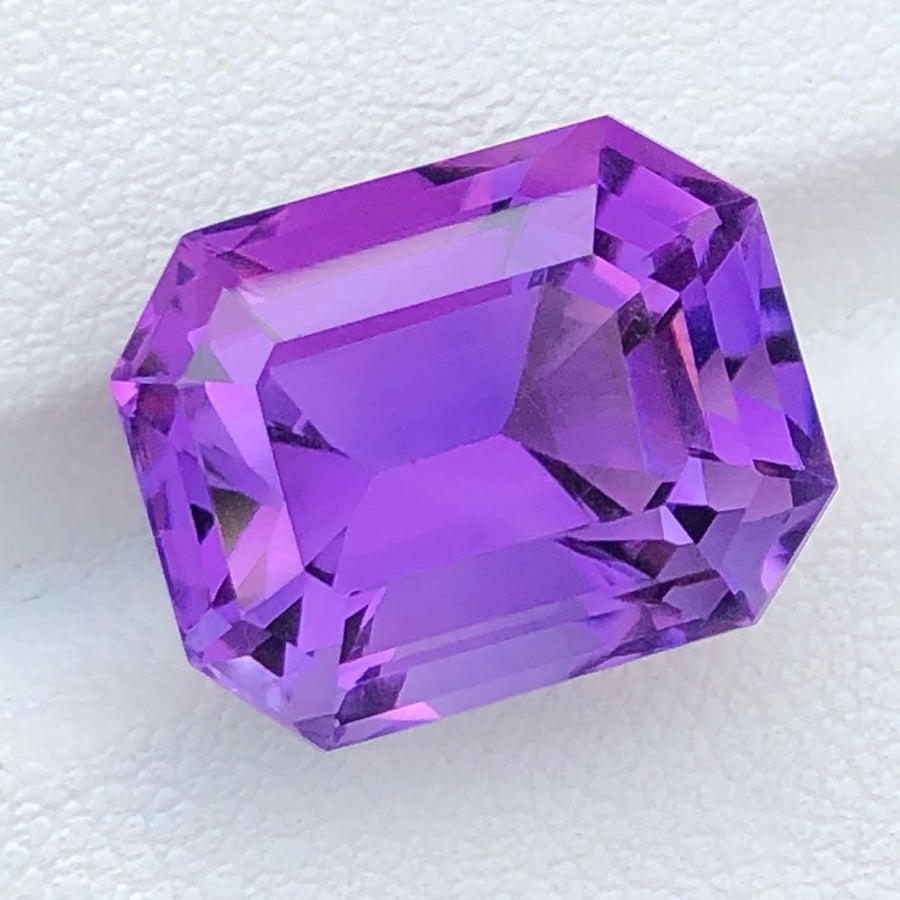 MantraMani® 12.55 Carat Amethyst Natural Loose Gemstone