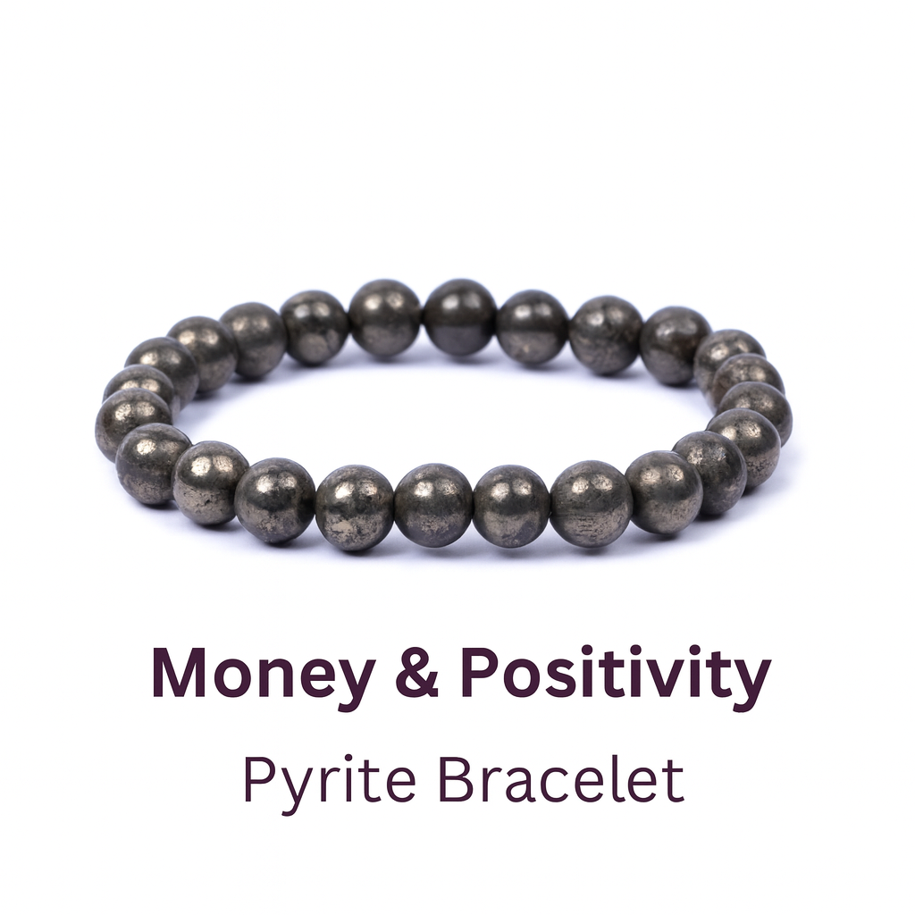 Unleash Your Golden Potential: MantraMani Raw Pyrite Bracelet