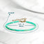 MantraMani® Blue Amazonite Anklet