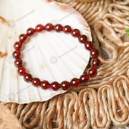 MantraMani® Hessonite (Gomedh) Bracelet to Empower Confidence