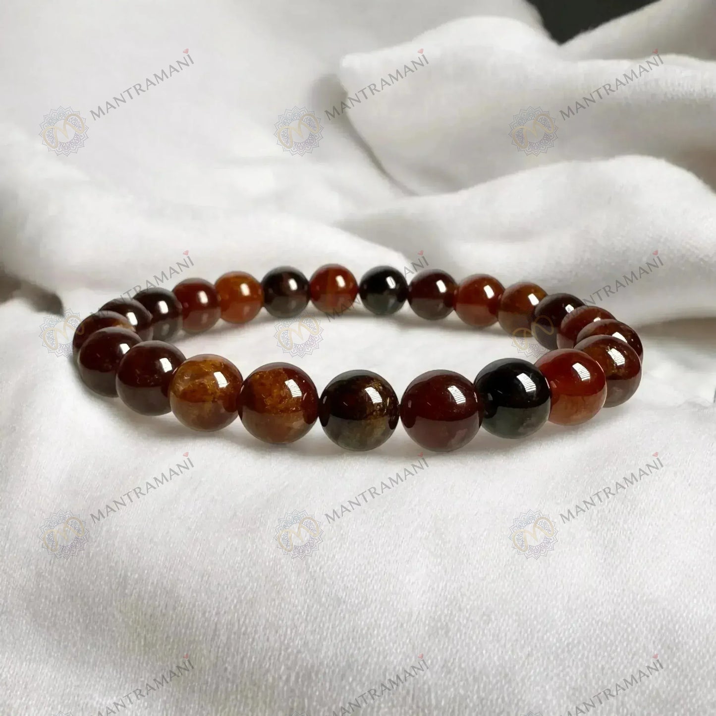 MantraMani® Hessonite (Gomedh) Bracelet to Empower Confidence