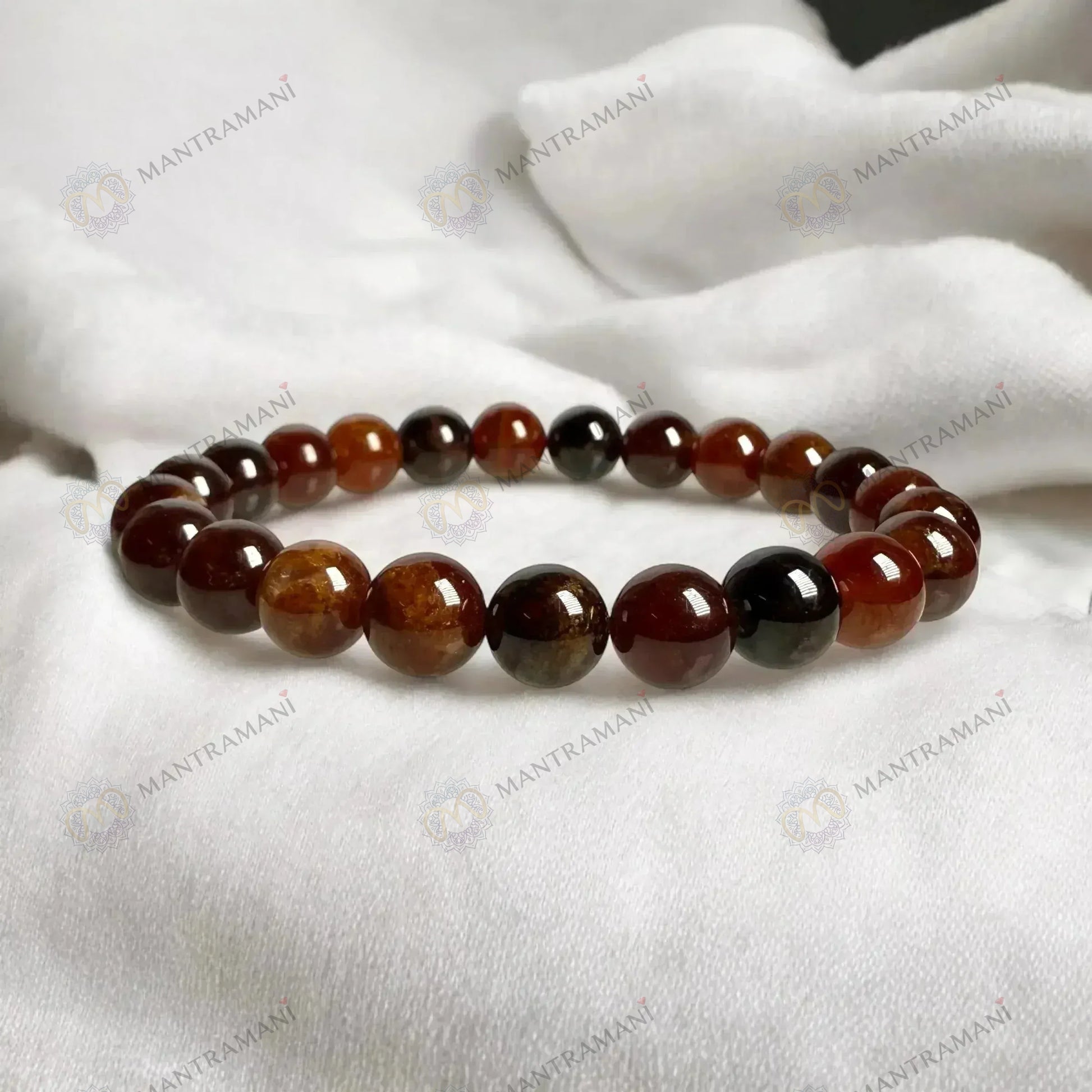 MantraMani® Hessonite (Gomedh) Bracelet to Empower Confidence