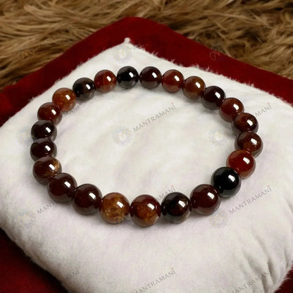 MantraMani® Hessonite (Gomedh) Bracelet to Empower Confidence