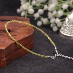 MantraMani® Peridot Anklet