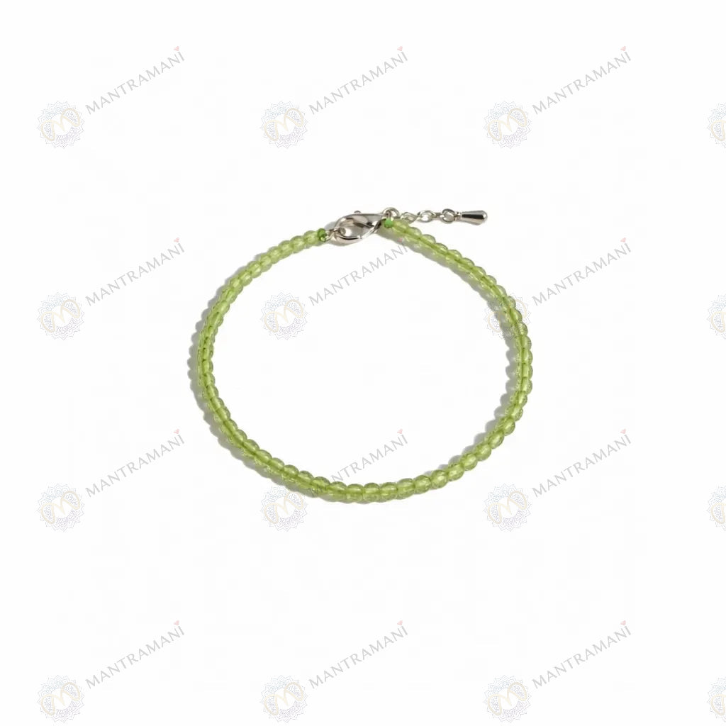MantraMani® Peridot Anklet