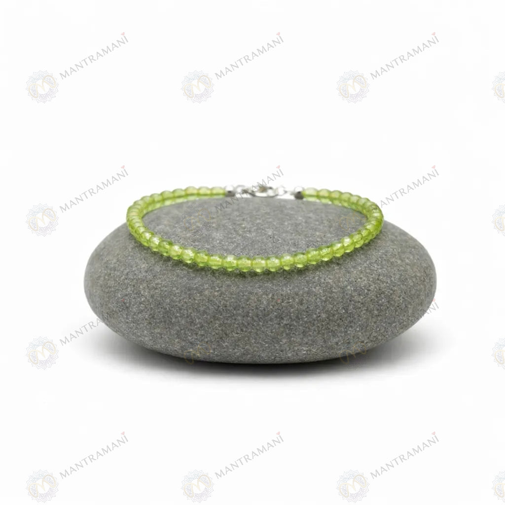 MantraMani® Peridot Anklet