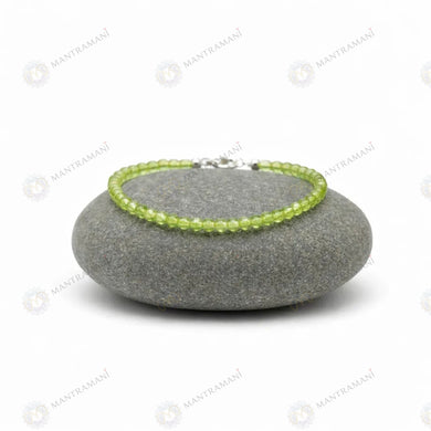 MantraMani® Peridot Anklet