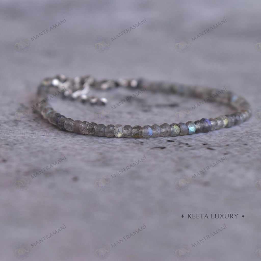 MantraMani® Labradorite Anklet