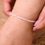 MantraMani® Moonstone Anklet- Intuition, Emotional Balance, Beauty and Divine feminine energy