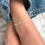 MantraMani® Moonstone Anklet- Intuition, Emotional Balance, Beauty and Divine feminine energy