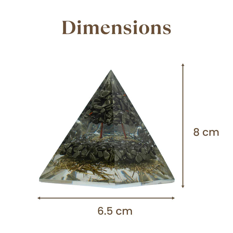 Pyrite Money Magnet Pyramid/Dhan Vridhhi Pyramid