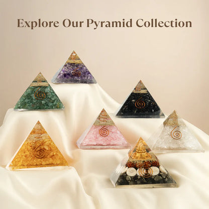 Pyrite Money Magnet Pyramid/Dhan Vridhhi Pyramid