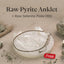 MantraMani SELENITE & PYRITE Anklet & Plate