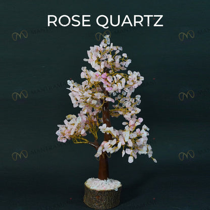 MantraMani® Rose Quartz Tree- Unconditional Love & Attraction