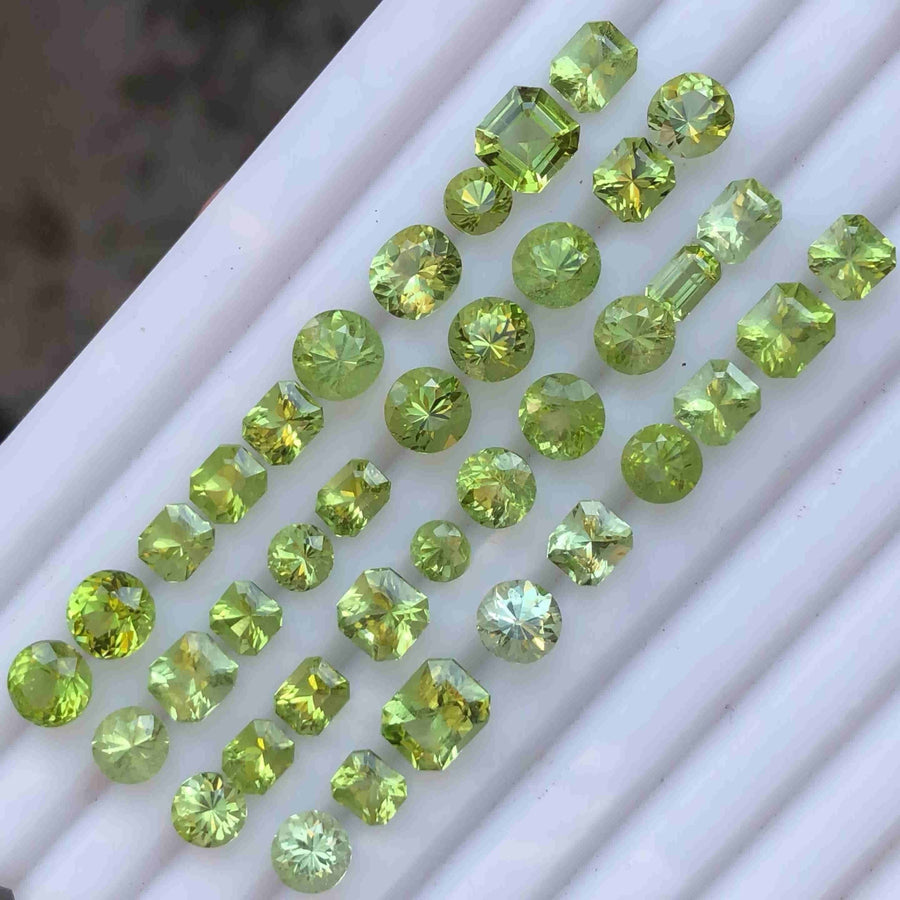 MantraMani® 37.10 Carat Peridot Natural Loose Gemstone