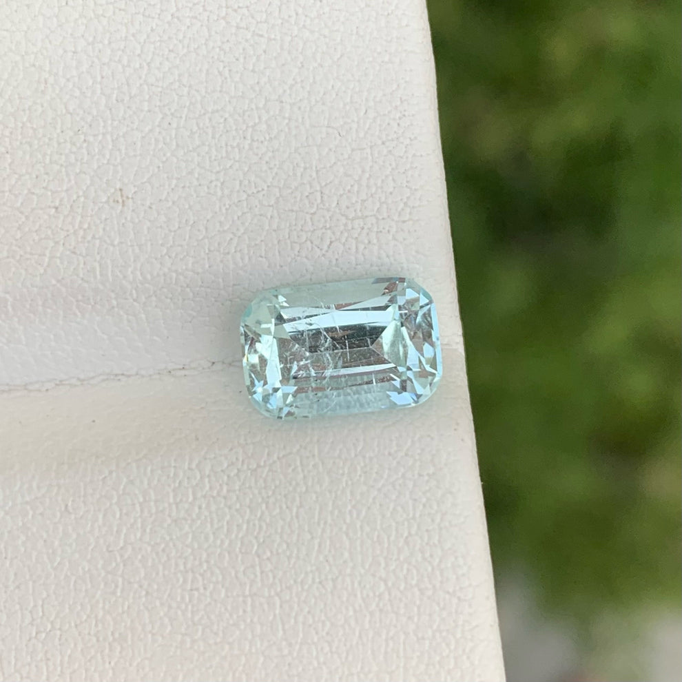 MantraMani Aquamarine Loose Gemstone – Authentic, Lab Certified | India - Angle 6