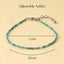 MantraMani® Healing Stone Apatite Anklets: Encourage Manifestation and Protect Aura