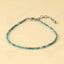 MantraMani® Healing Stone Apatite Anklets: Encourage Manifestation and Protect Aura