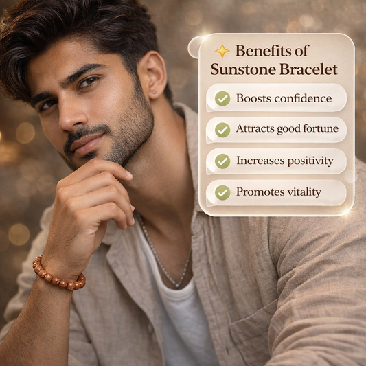 MantraMani™ Aura Solis | Crystal Bracelet for Balance, Protection & Energy Alignment