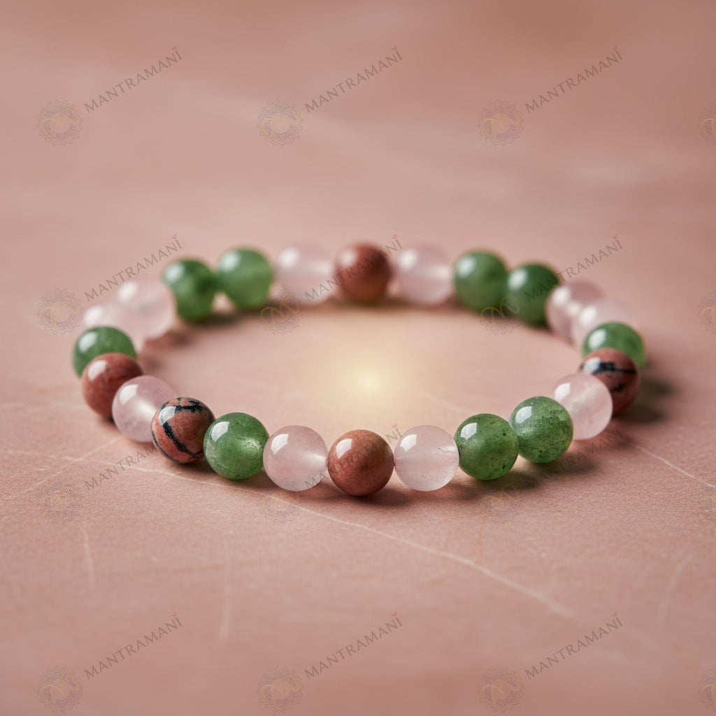 MantraMani® Anahata Shield™ — Heart-Energy Bracelet for Emotional Safety, Trust & Relationship Balance