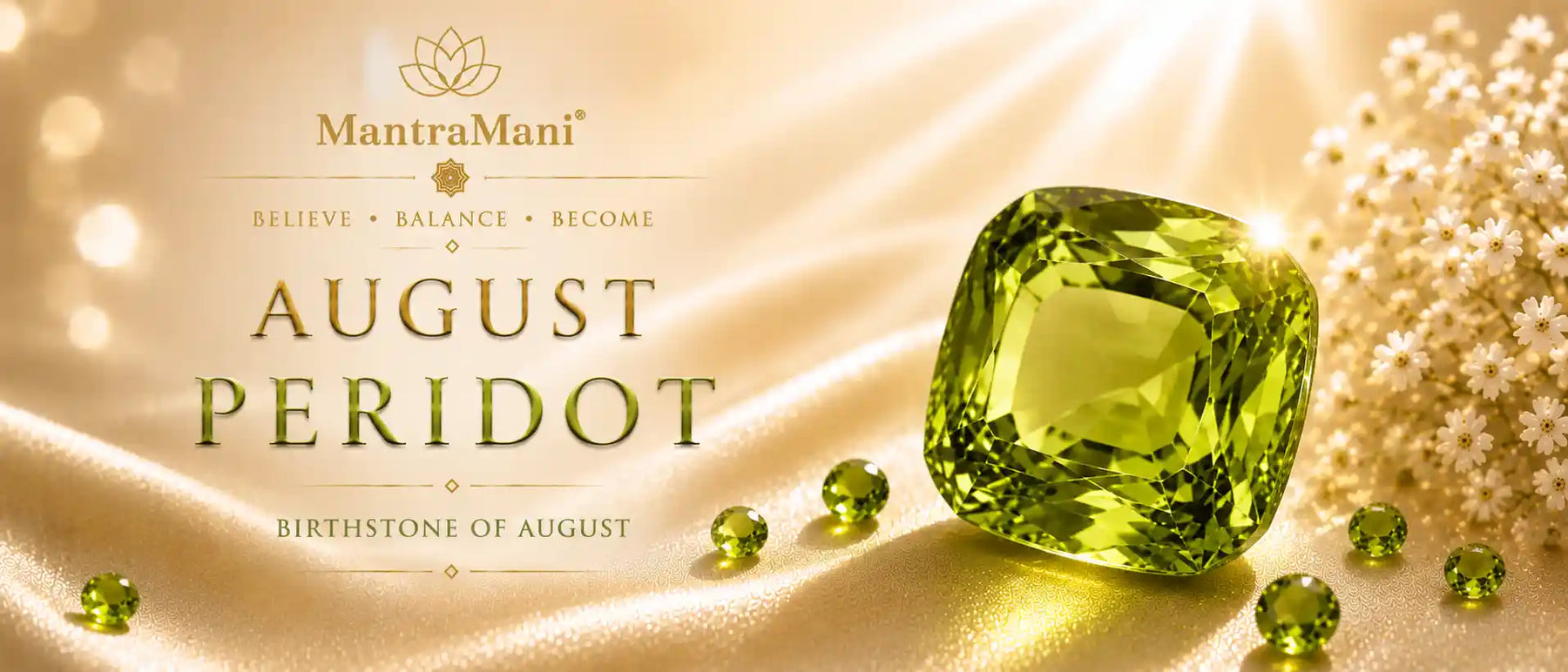 August Birthstone — Peridot Gemstone Jewelry