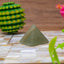 MantraMani® Green Aventurine Crystal Pyramid – Luck, Growth & Success Energy Pyramid