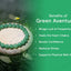 MantraMani® Green Aventurine Bracelet – Luck, Growth & Heart Healing