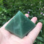 MantraMani® Green Aventurine Crystal Pyramid – Luck, Growth & Success Energy Pyramid