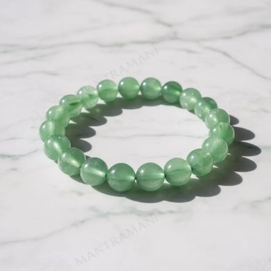 MantraMani® Green Aventurine Bracelet – Luck, Growth & Heart Healing