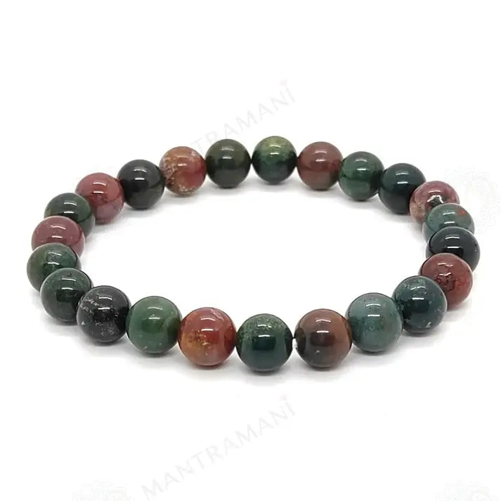 MantraMani® Bloodstone Bracelet – Vitality, Courage & Healing Energy