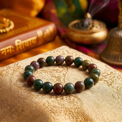 MantraMani® Bloodstone Bracelet – Vitality, Courage & Healing Energy for Bracelet