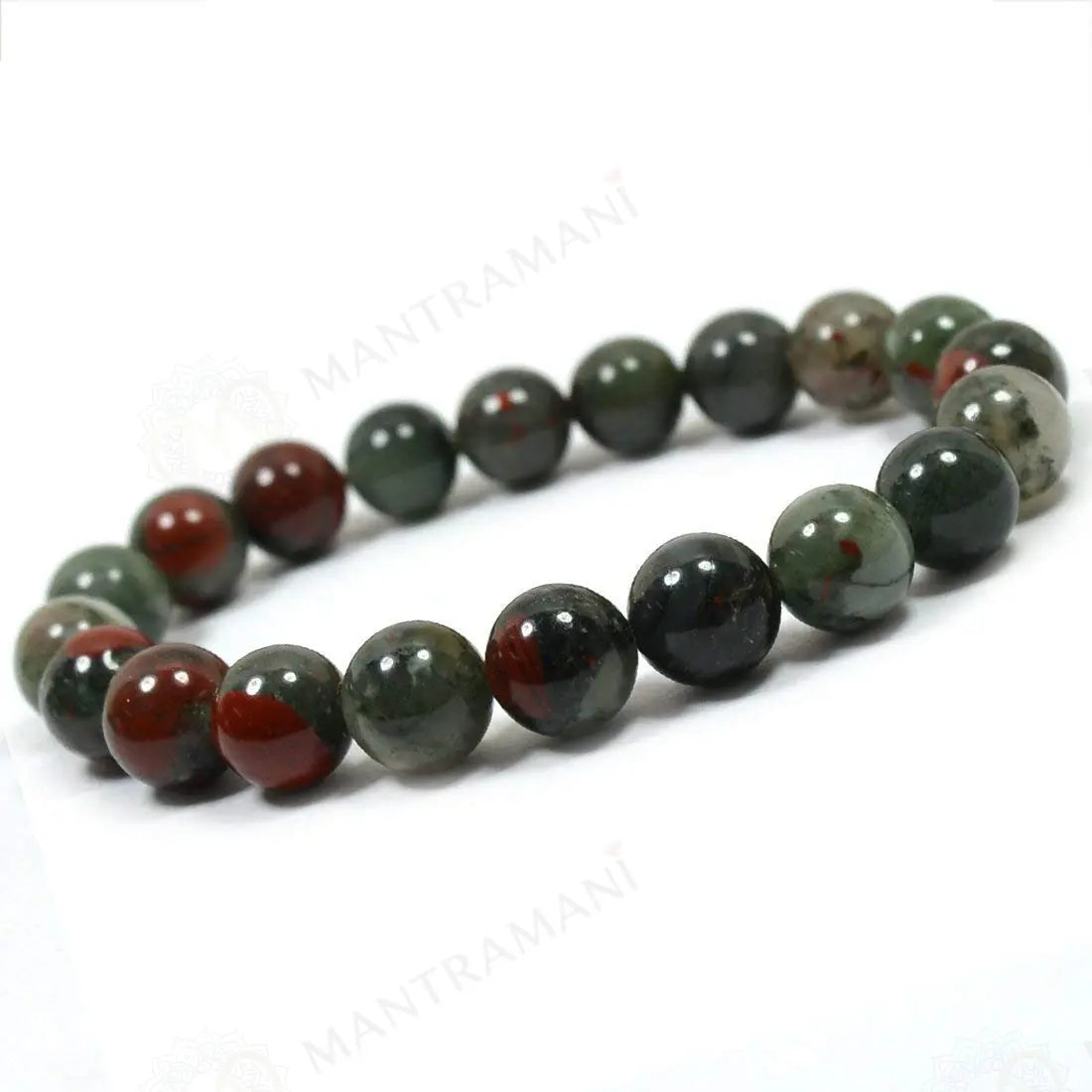 MantraMani® Bloodstone Bracelet – Vitality, Courage & Healing Energy