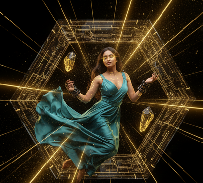 MantraMani™ Éclipse Noire — Black Tourmaline Protection Bracelet