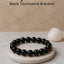MantraMani® Éclipse Noire — Black Tourmaline Protection Bracelet