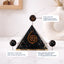 MantraMani® Tourmaline Pyramid – Protection & Negative Energy Shield Crystal