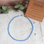MantraMani® Blue Lace Chalcedony Anklet