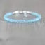 MantraMani® Blue Chalcedony Anklet