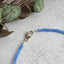 MantraMani® Blue Lace Chalcedony Anklet
