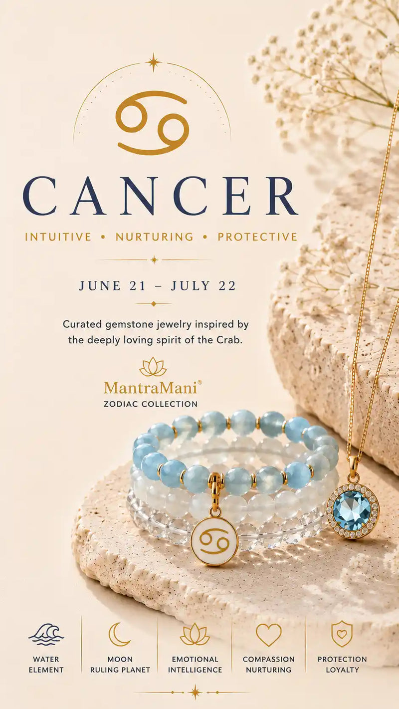 Cancer Birthstone Bracelets & Zodiac Jewelry