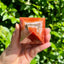 MantraMani® Carnelian Pyramid – Confidence, Motivation & Energy Boost Crystal Pyramid